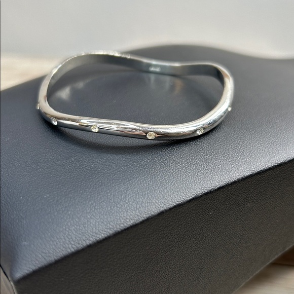 Monet Bangle Bracelet with Gem Accents - Picture 7 of 8